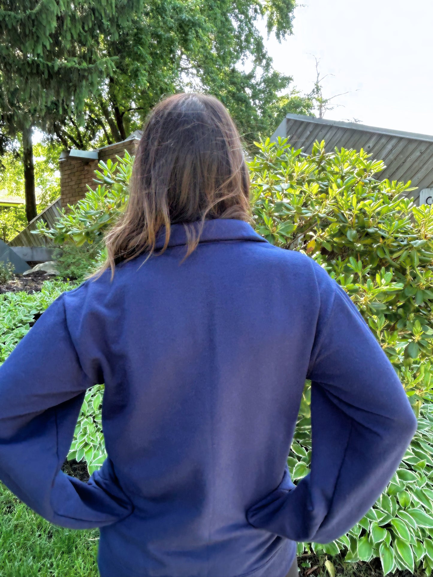 Unisex Logo Quarter Zip Fleece
