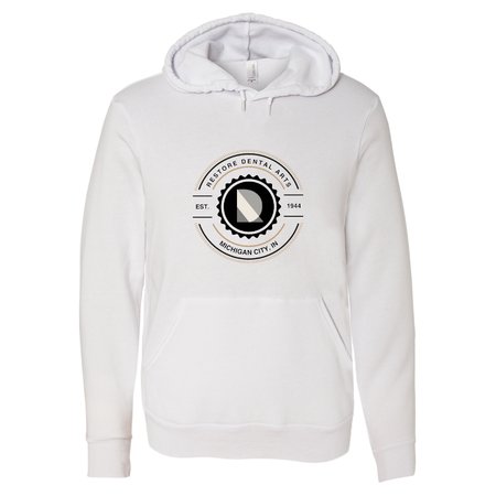 Unisex Hooded White RDA Sweatshirt